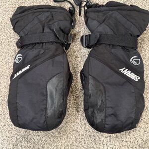 Swany Black Women's Mittens